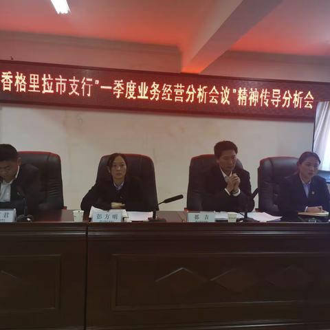 香格里拉市支行传达“州分行一季度业务经营分析会议”及“乡村振兴万家行”、“重大项目营销”阶段性总结会精神