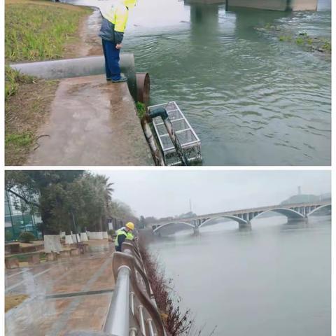 稠江街道：春节坚守治水一线，维护辖区碧水提质成果