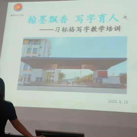 翰墨飘香，写字育人——黄金村中心小学习标格写字教学培训