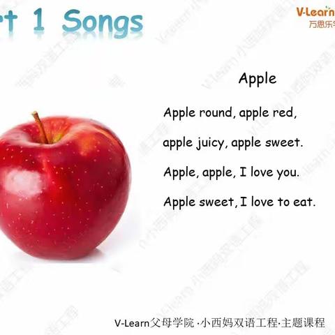 小西妈双语工程2003期205号mia打卡Day108--1BU3 Big Apple Tree