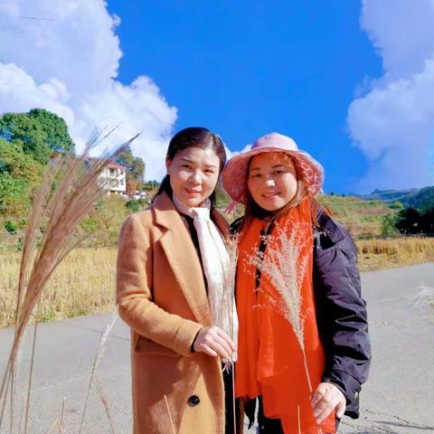 老年大学文三班冬游盘龙山庄2021.11.25