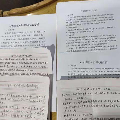 理性分析，凝心聚力，共创辉煌——记阌乡小学学情分析