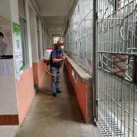 预防登革热 总务保卫部在行动