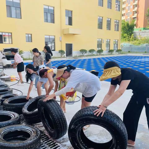 精心准备，静待归来——金沙镇幼儿园开学前准备工作剪影