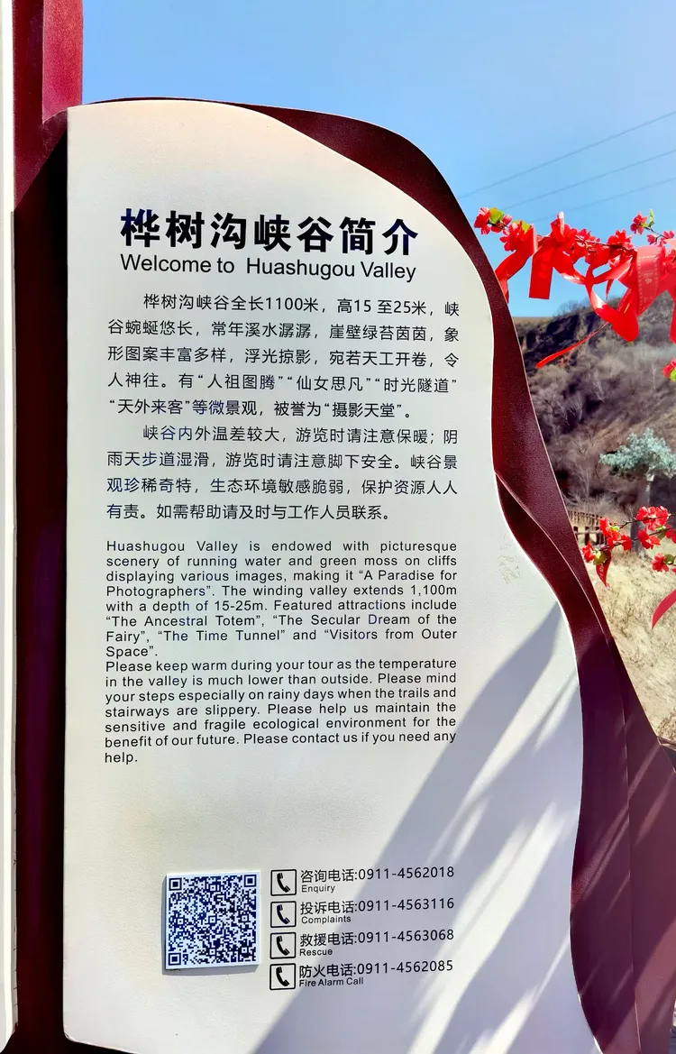 甘泉大峡谷的"桦树沟" 景观奇特 美轮美奂