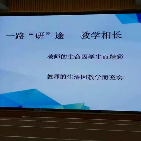 一路“研”途，教学相长