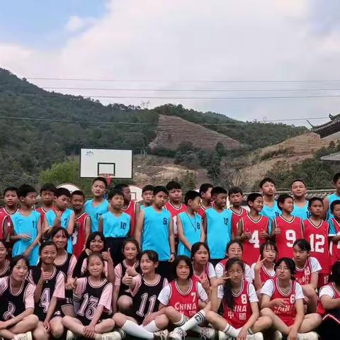紫金乡首届小学生篮球联赛