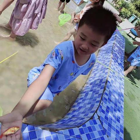 “萌童探秘、乐玩一夏”—军娃幼儿园捉泥鳅活动