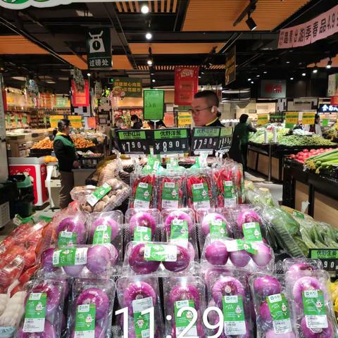 江南二区万科嘉园店2023年4月8日生鲜第二次开业报告