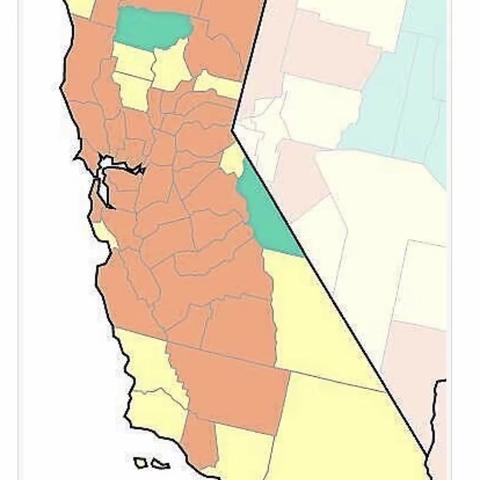 CDC：如果你是加州這38個縣的居民，請在室內重新戴上口罩！