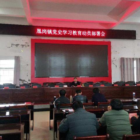 凰岗镇：召开党史学习教育动员部署会