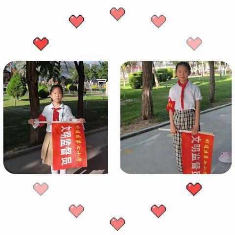 我们值周啦–利通七小三4班礼仪值周展风采