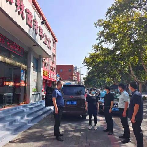 坚守安全“红线”--分包区领导到胜利桥街道督导安全生产工作
