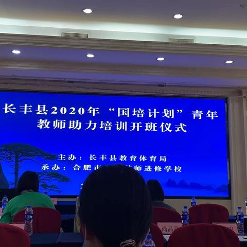 国培研修  助力成长——记长丰县2020年“国培计划”青年教师助力培训(三)