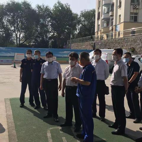 威海市政府到中石化市北1站调研视察