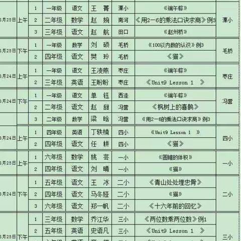 展课堂风采  促新秀成长——溧河铺镇2020年新上岗教师课堂教学达标过关活动纪实