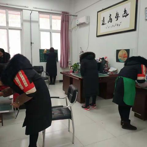 樊屯小学粉笔字练功展示活动