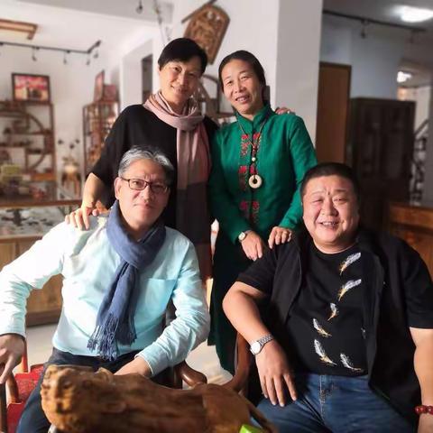 徐世昌老师携夫人宜兴丁山艺术之旅