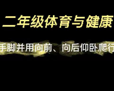 ［云端金明］二年级体育与健康学科线上学习优秀作业展评