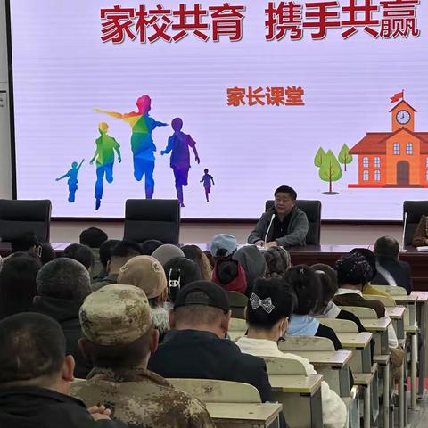 家校共赢，我们在行动——八年级家长会