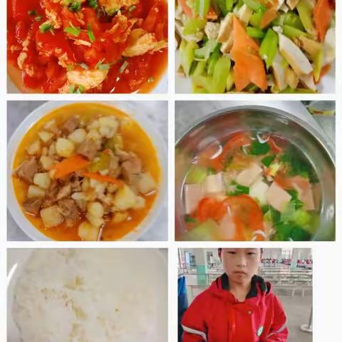 保汇饮食安全，科学营养配餐，热情优质服务，促进学生健康，永乐镇中学第十三周食谱回顾