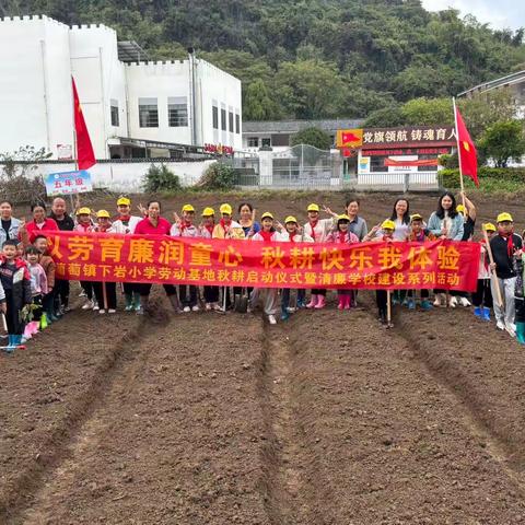 以劳育廉润童心，秋耕快乐我体验——阳朔县葡萄镇下岩小学劳动基地蔬菜种植篇