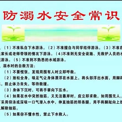 珍爱生命，防止溺水！口王小学四二班安全主题班会