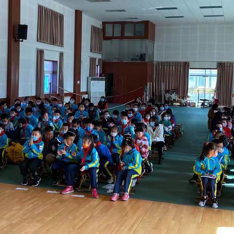 马池口中心白浮小学少先队大队干部竞选活动