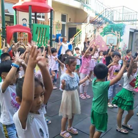 育苗幼儿园户外夏季活动