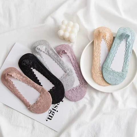 2021年新品蕾丝无痕袜