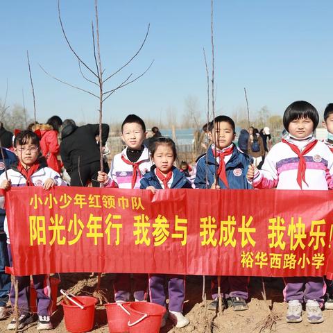 许美好愿望，献绿色爱心——裕华西路小学二（2）中队“小小少年红领巾队”我们在前行！✌️