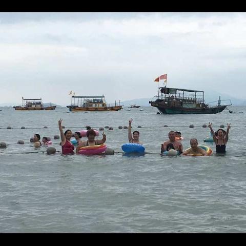 美丽的海陵岛，浩瀚无际的大海，洁白的浪花惹人爱……🐚🐠🐙🐳🐢