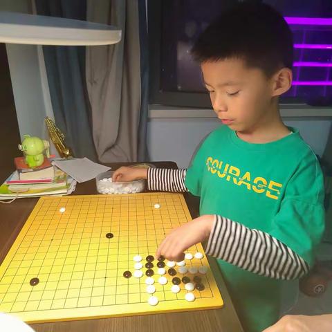 乐仔学习围棋，打卡