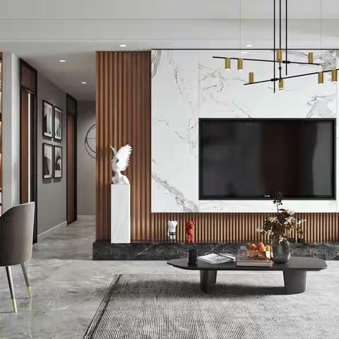 王斌装饰2020新款电视墙