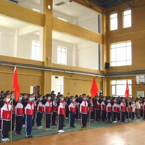 大王镇育才小学举行2020年新队员入队仪式