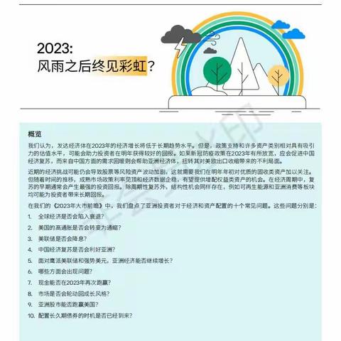 摩根资产管理-2023年大市前瞻