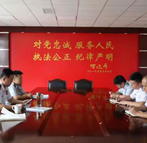 【肥城大队】马宏彬同志带队到肥城大队实地调研社会单位消防安全巡查工作开展情况