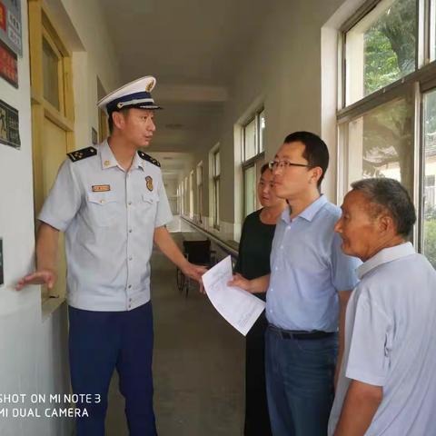 【肥城大队】联合民政局开展养老院消防安全专项检查