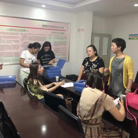 区卫计局到环东社区检查2018年度计生工作
