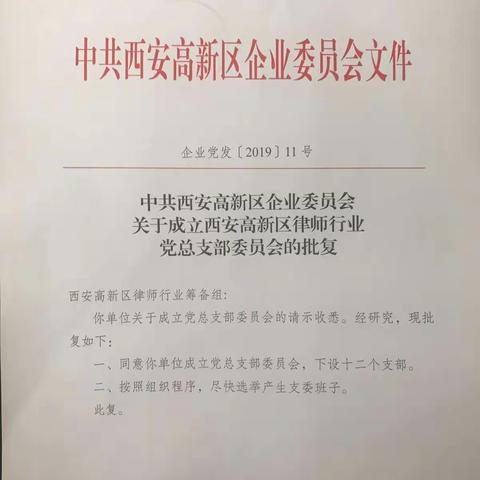 坚持党建引领，力促行业发展 ——高新区律师行业党总支成立