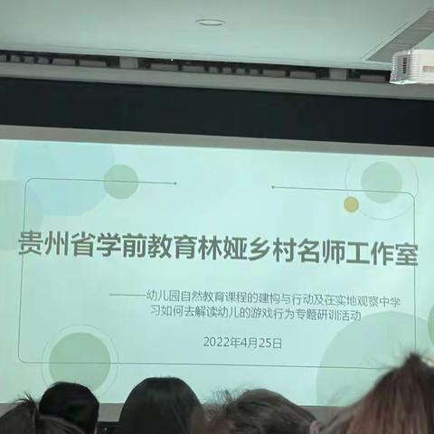 春日共成长，不负好时光——记贵州省学前教育林娅乡村名师工作室2022年第二次教研活动。