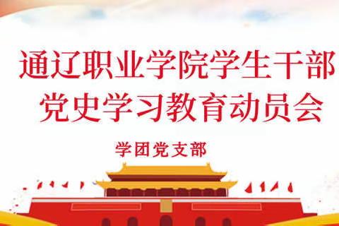 学团党支部组织召开学生干部党史学习教育动员会