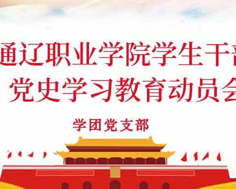 学团党支部组织召开学生干部党史学习教育动员会