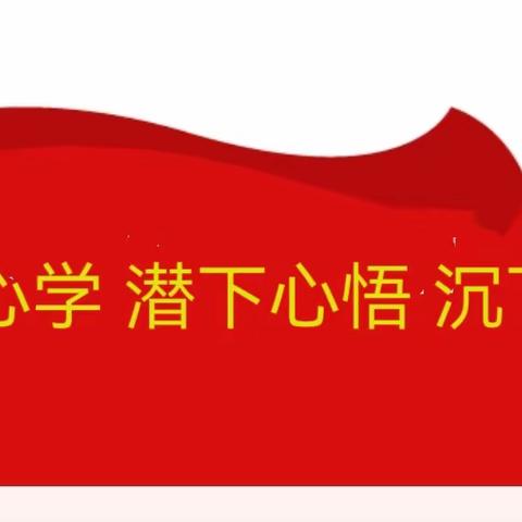 静下心学 潜下心悟 沉下心做———大茅小学党支部深入学习《习近平著作选读》