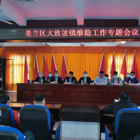 美兰区大致坡镇召开维稳工作专题会议