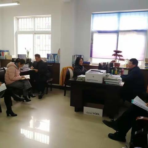 区水务局第四考核组对水政科2018年度目标责任进行年度考核