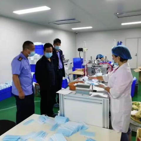 贺缠绪副局长带队     督导检查辖区非医用口罩生产企业    开展樱桃市场计量惠民服务