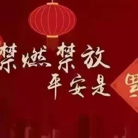 “禁燃禁放烟花爆竹”倡议书