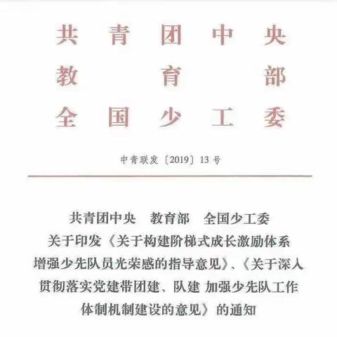 关于“分批入队” 致学生和家长的一封信