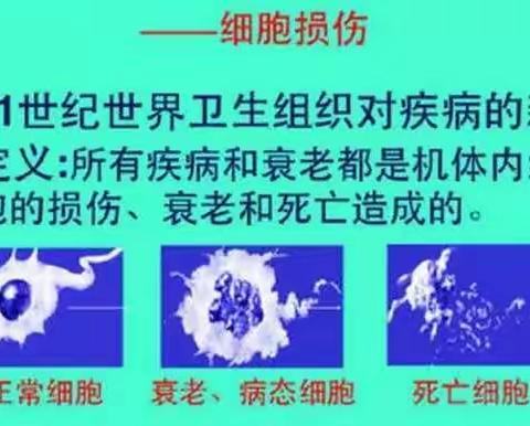 细胞病万病只缘！修复细胞才真正健康。